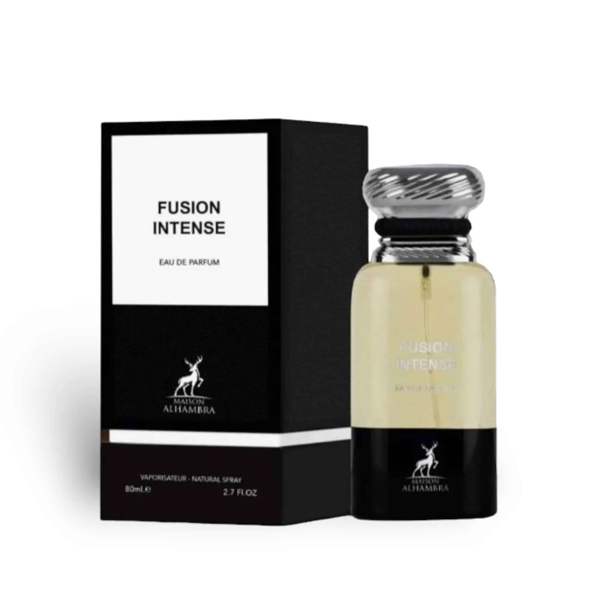 Fusion Intense Eau De Parfum 80ml by Maison Alhambra  Shop name