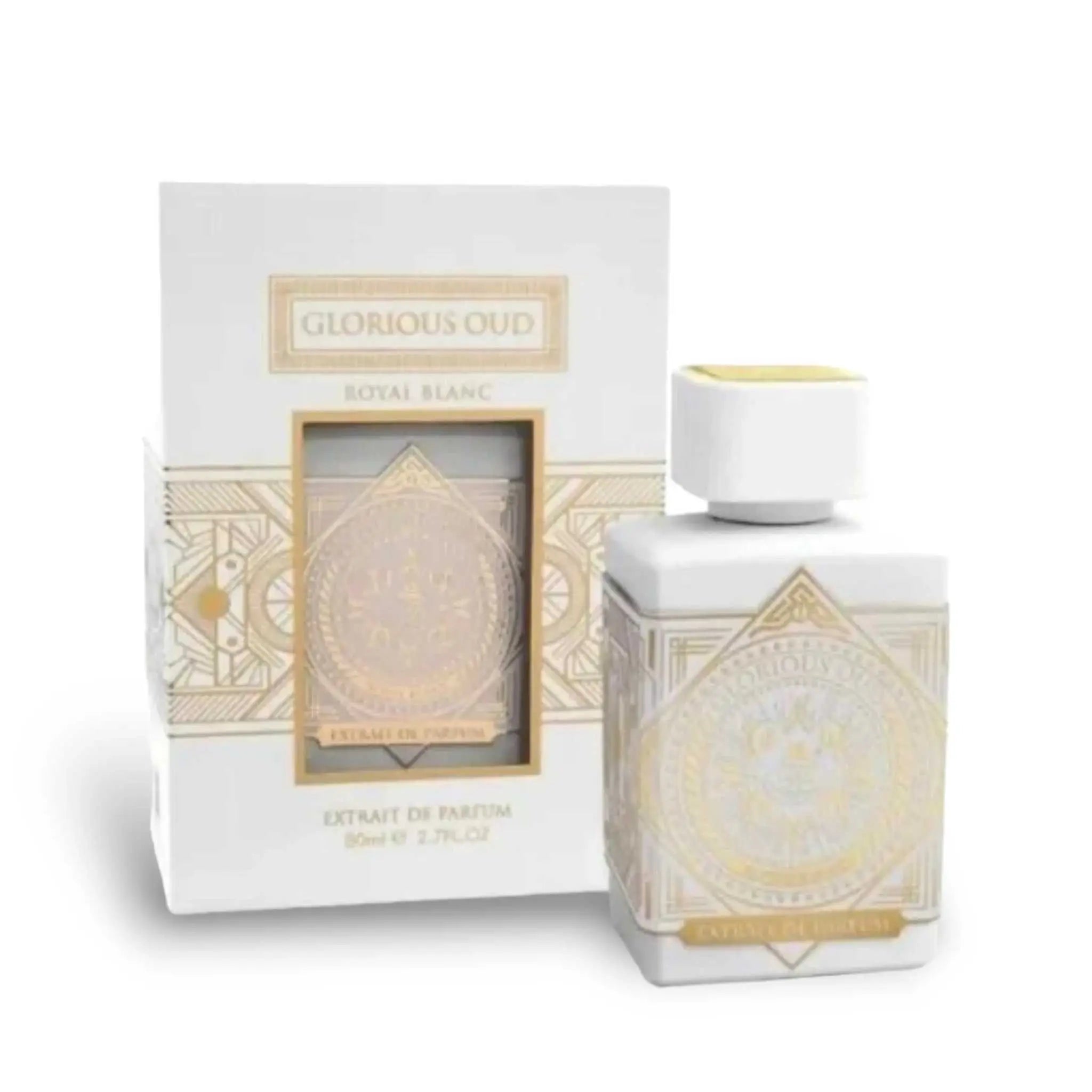 Glorious Oud Royal Blanc Extrait De Parfum 80ml by FA Paris (Fragrance World) - Perfume Heaven