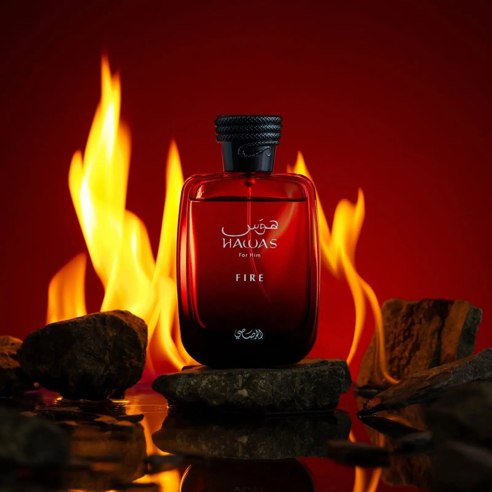 Hawas FIRE (for him) Eau De Parfum 100ml by Rasasi  Shop name