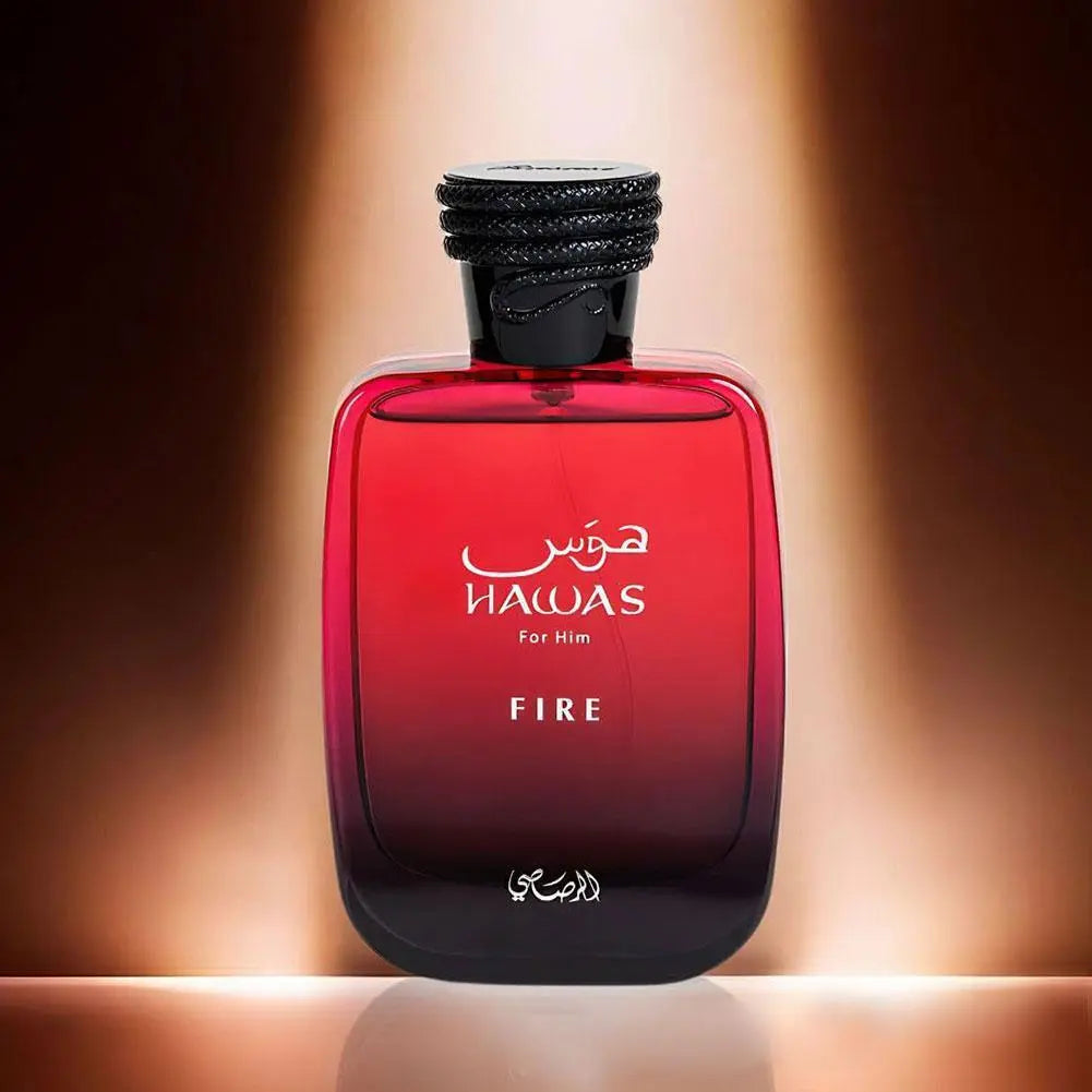 Hawas FIRE (for him) Eau De Parfum 100ml by Rasasi  Shop name