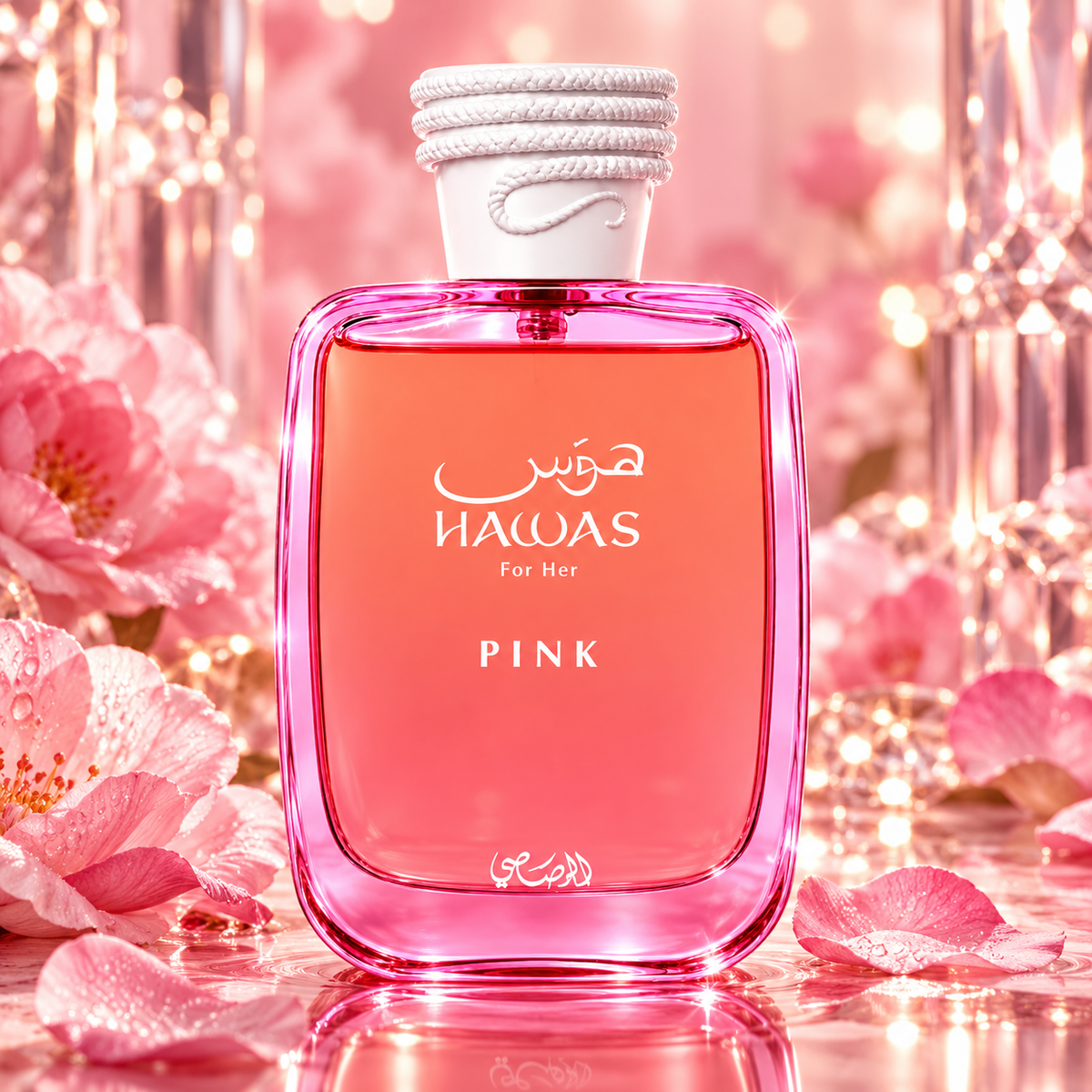 Hawas Pink Eau De Parfum 100ml For Women by Rasasi  Shop name