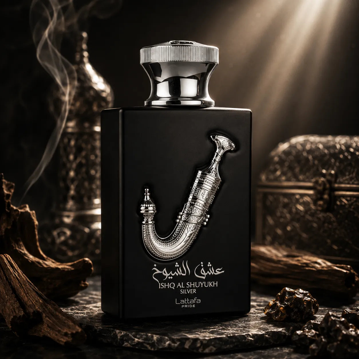 Ishq Al Shuyukh Silver Eau De Parfum 100ml Lattafa Pride