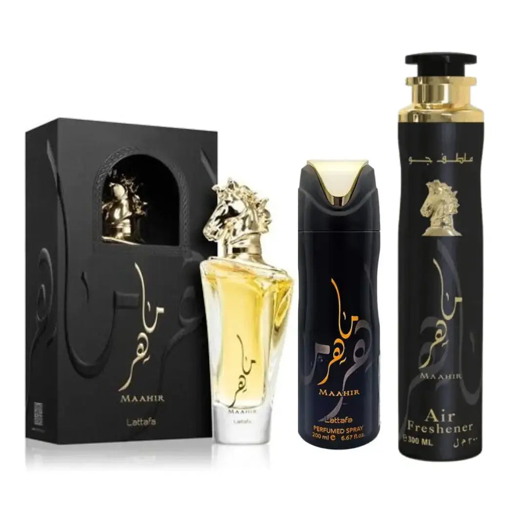 Maahir Gift Set Collection (3 in 1) by Lattafa - Perfume Heaven