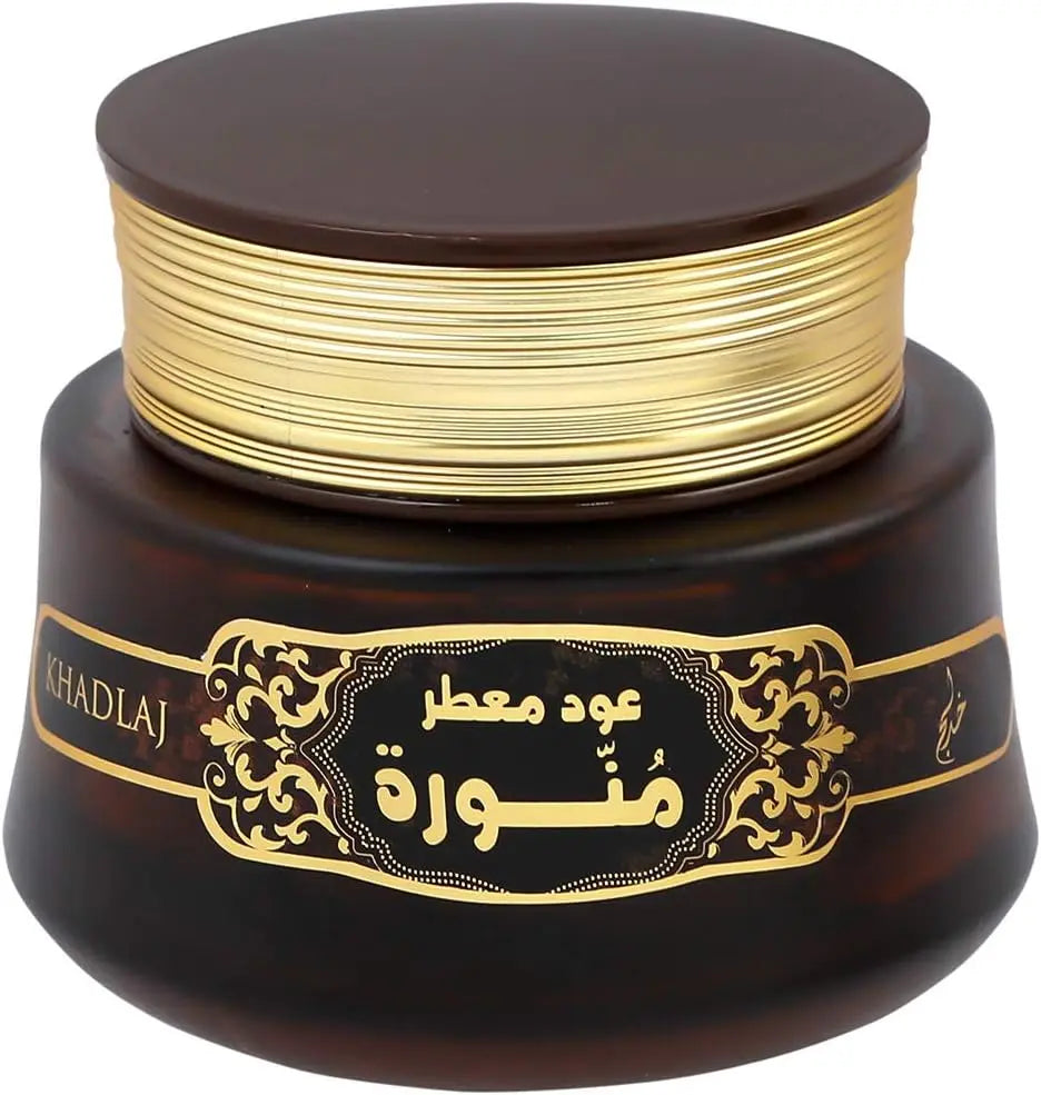 Bukhoor Oud Muattar Munawwara 35g by Khadlaj - Perfume Heaven