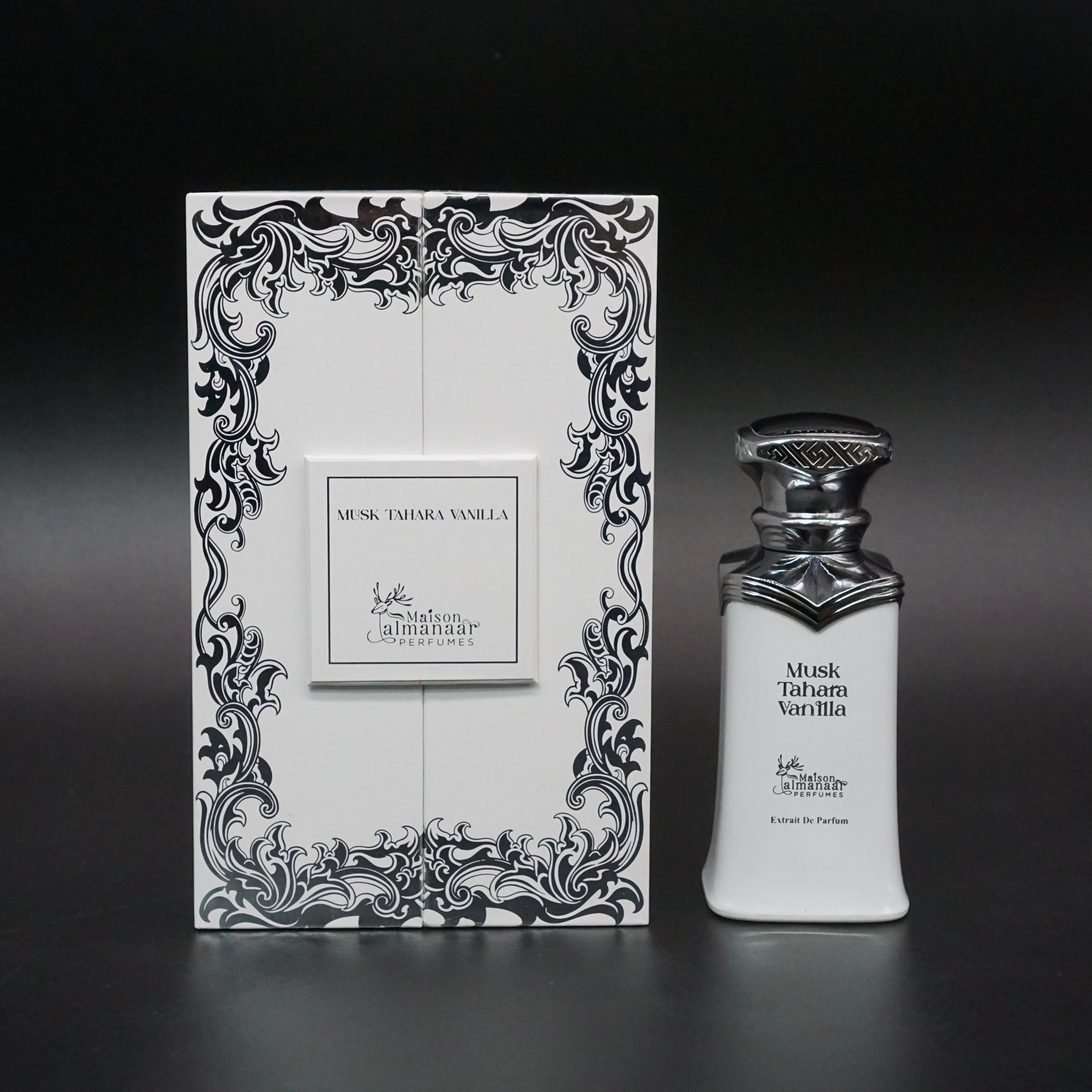 Musk Tahara Vanilla Extrait De Parfum 90ml by Maison Almanaar  Shop name