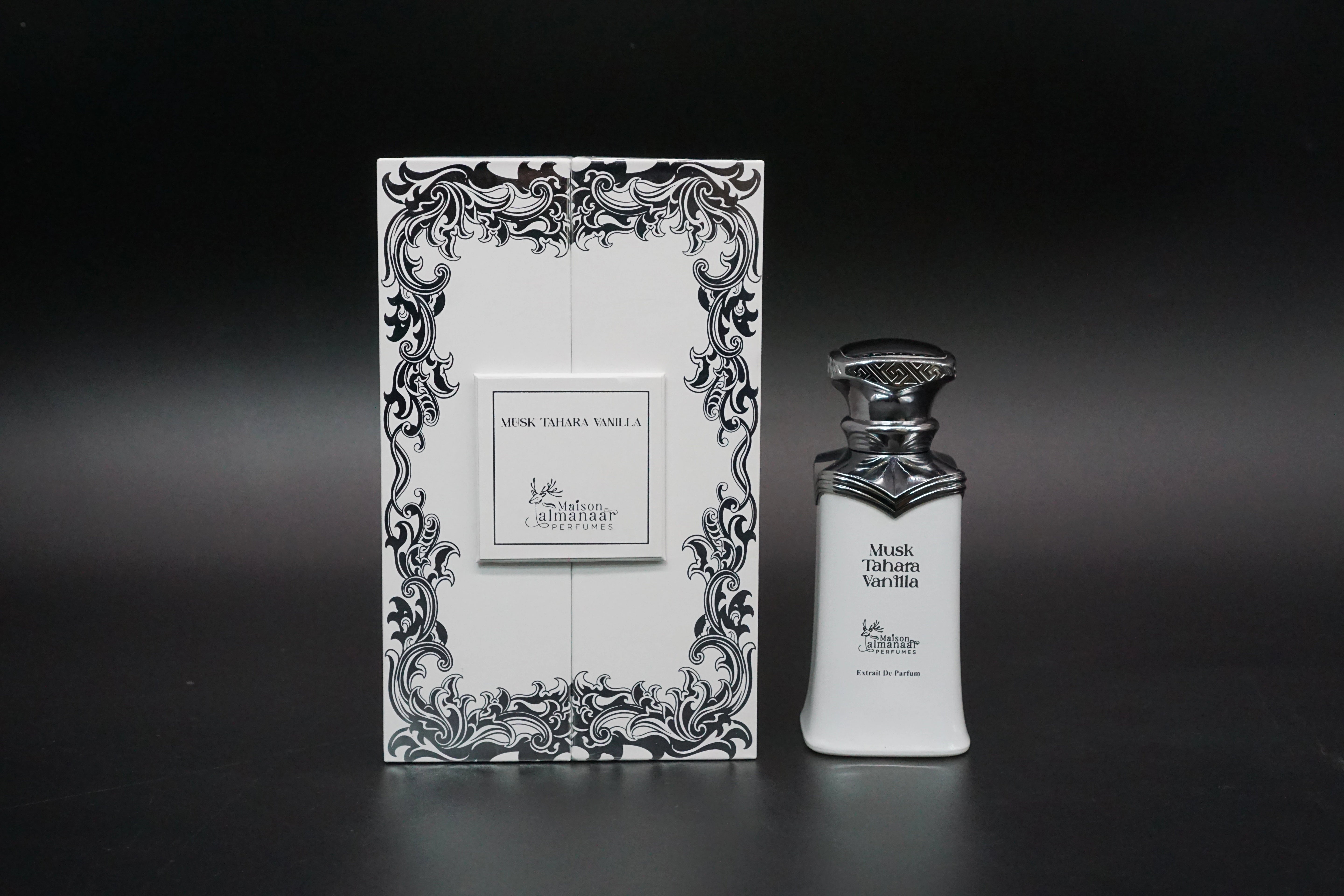 Musk Tahara Vanilla Extrait De Parfum 90ml by Maison Almanaar  Shop name
