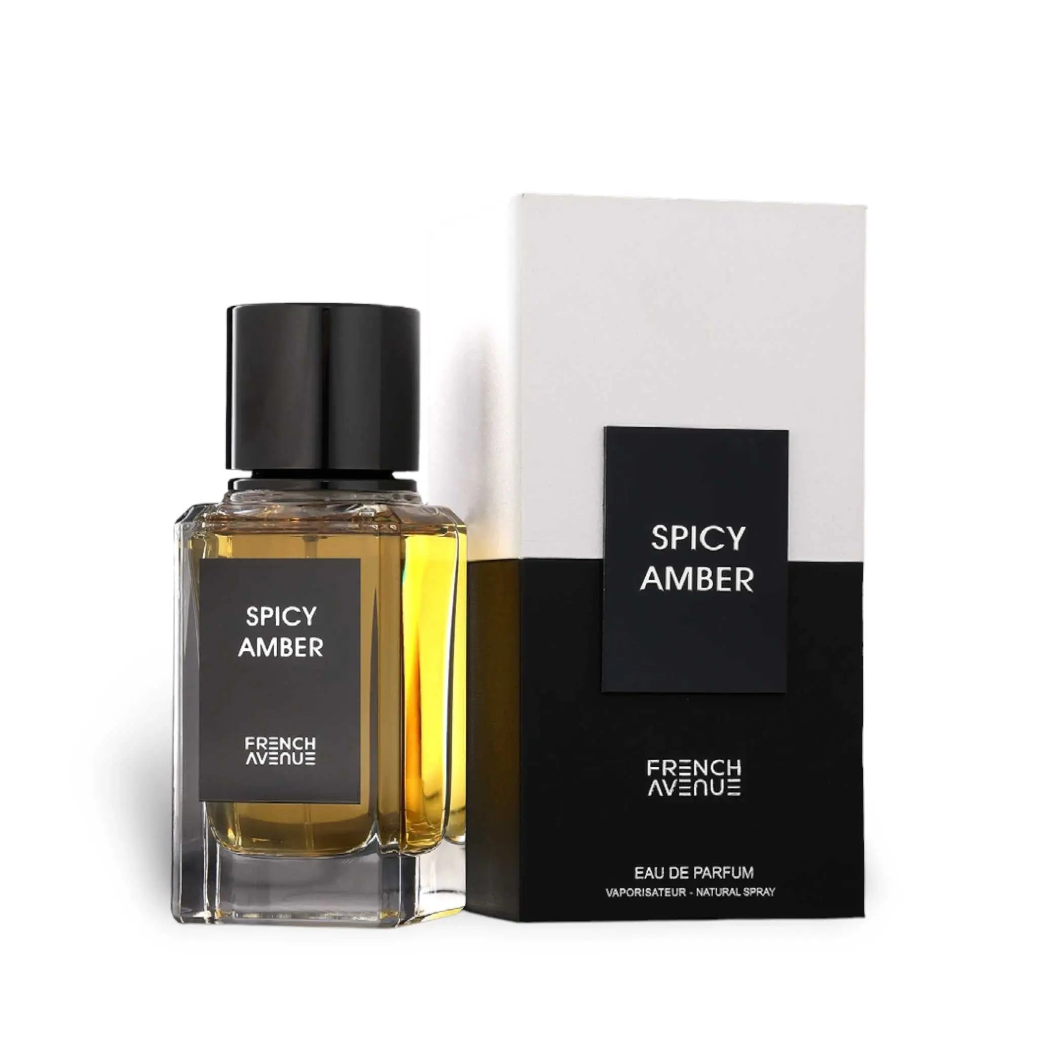 Spicy Amber 100ml Eau De Parfum French Avenue By Fragrance World - Perfume Heaven