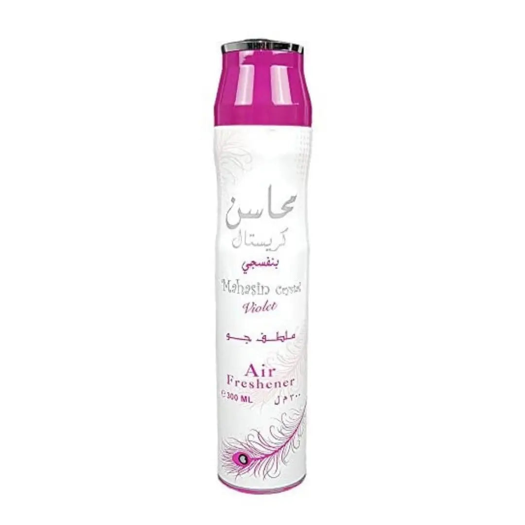 Mahasin Crystal Violet Air Freshener 300ml Ard al Zaafaran - Perfume Heaven