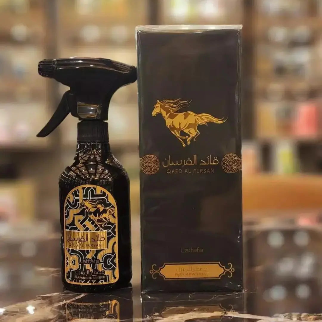 Qaed Al Fursan 450ml Fabric Spray by Lattafa. | Perfume Heaven