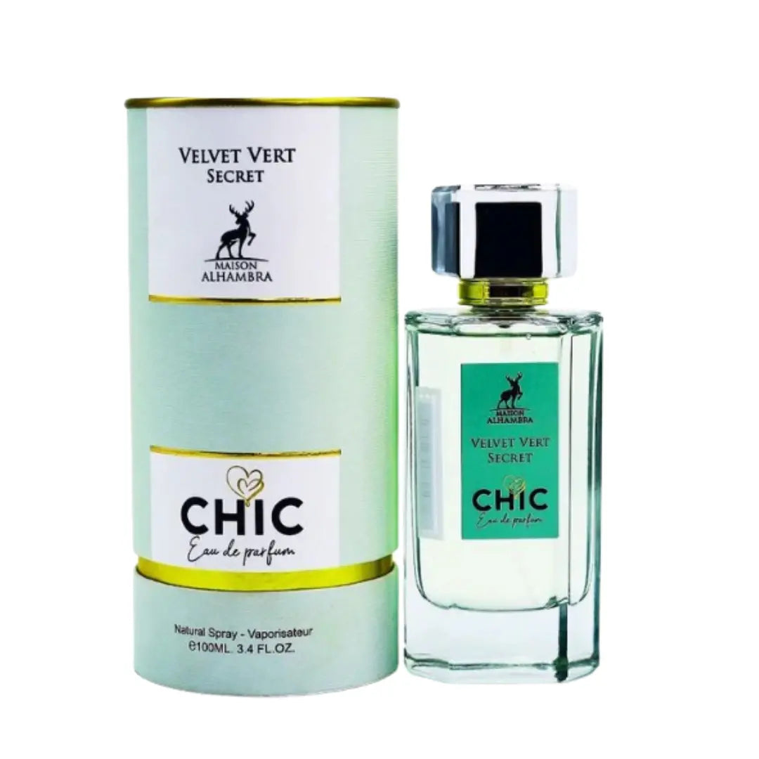 Velvet Vert Secret Chic 100ml Eau De Parfum Alhambra - Perfume Heaven