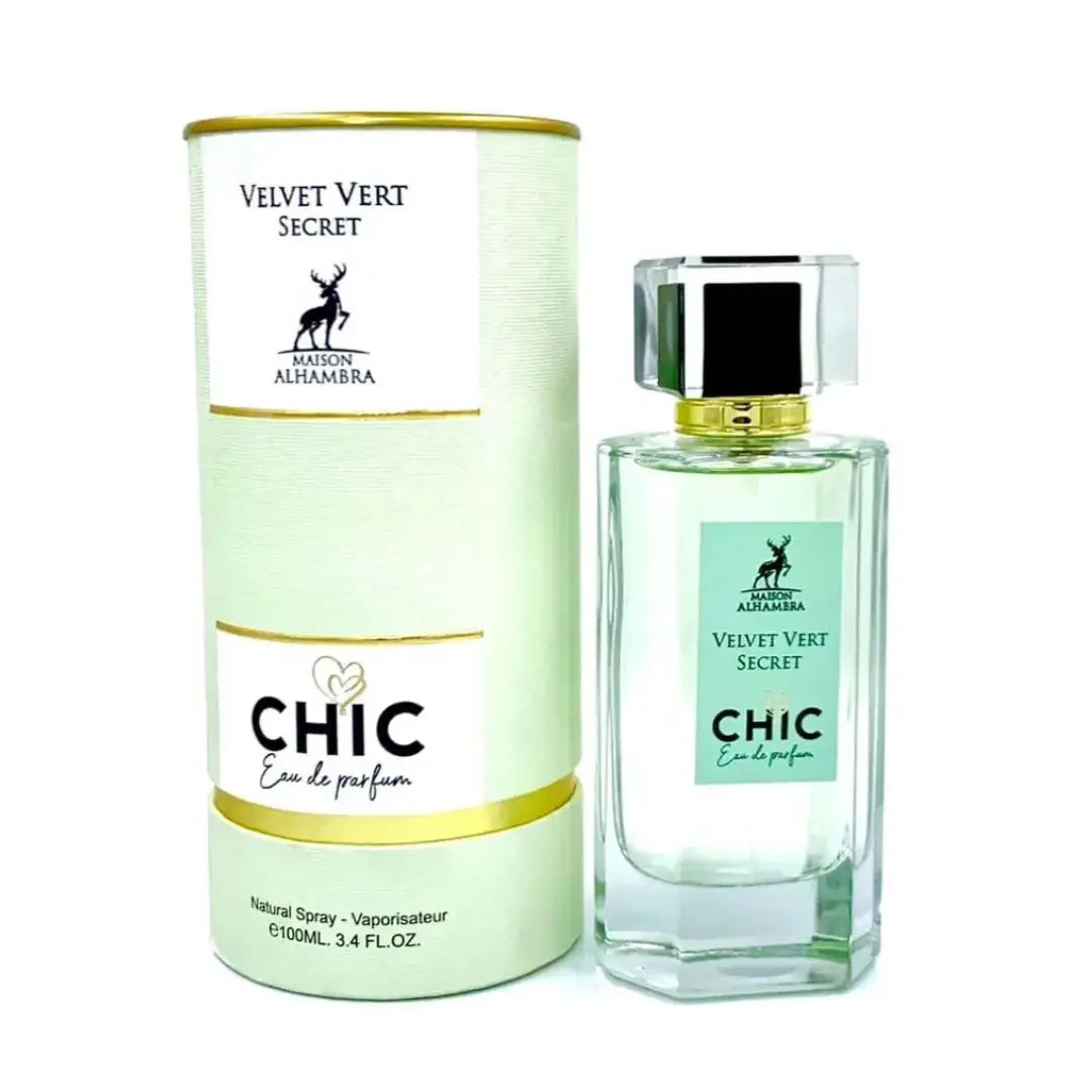 Velvet Vert Secret Chic 100ml Eau De Parfum Alhambra - Perfume Heaven