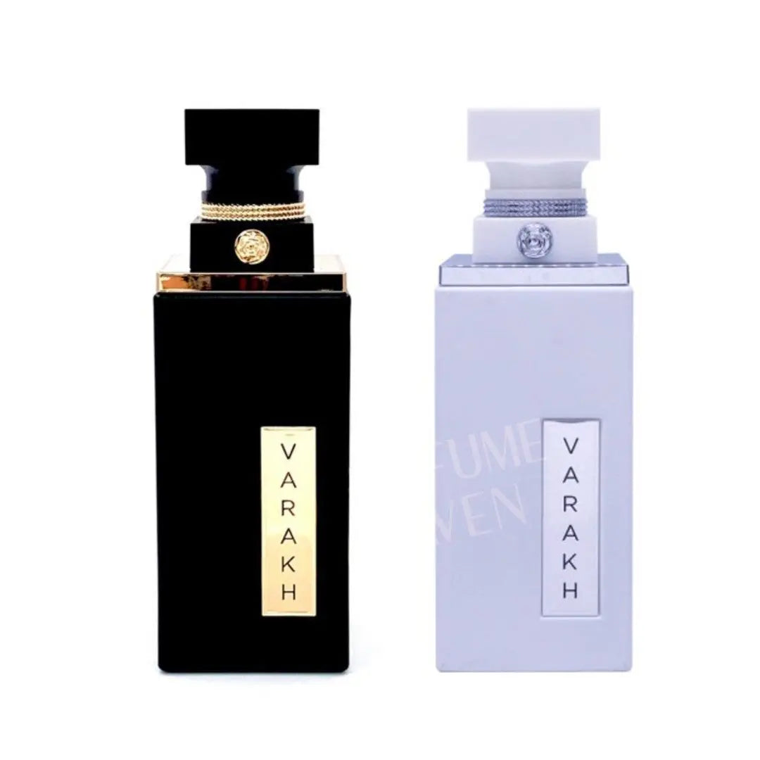 Varakh Gold and Varakh Silver 100ml Eau de Parfum Couple Set by Fragrance World | Perfume Heaven 