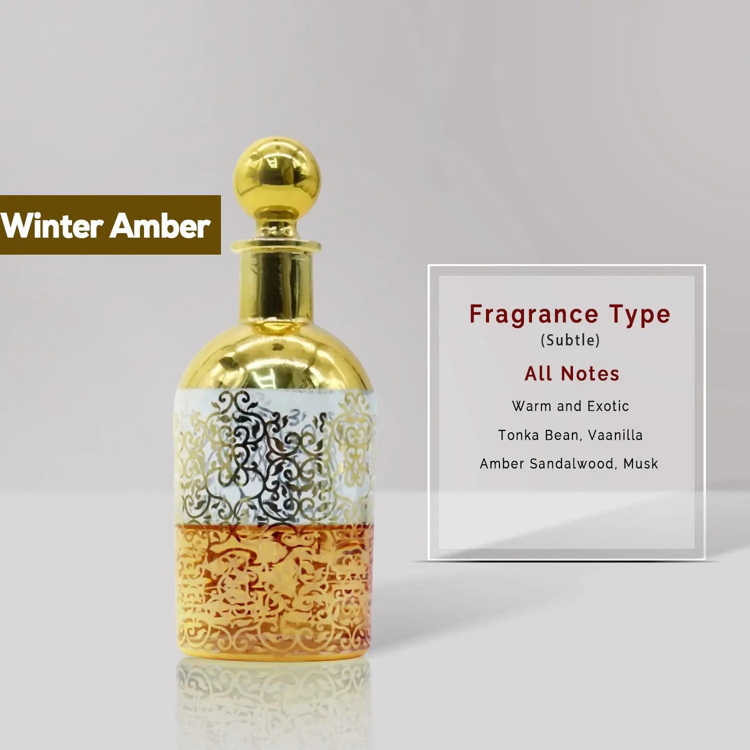 Winter Amber Perfume Oil Loose by Perfume Heaven | Perfume Heaven