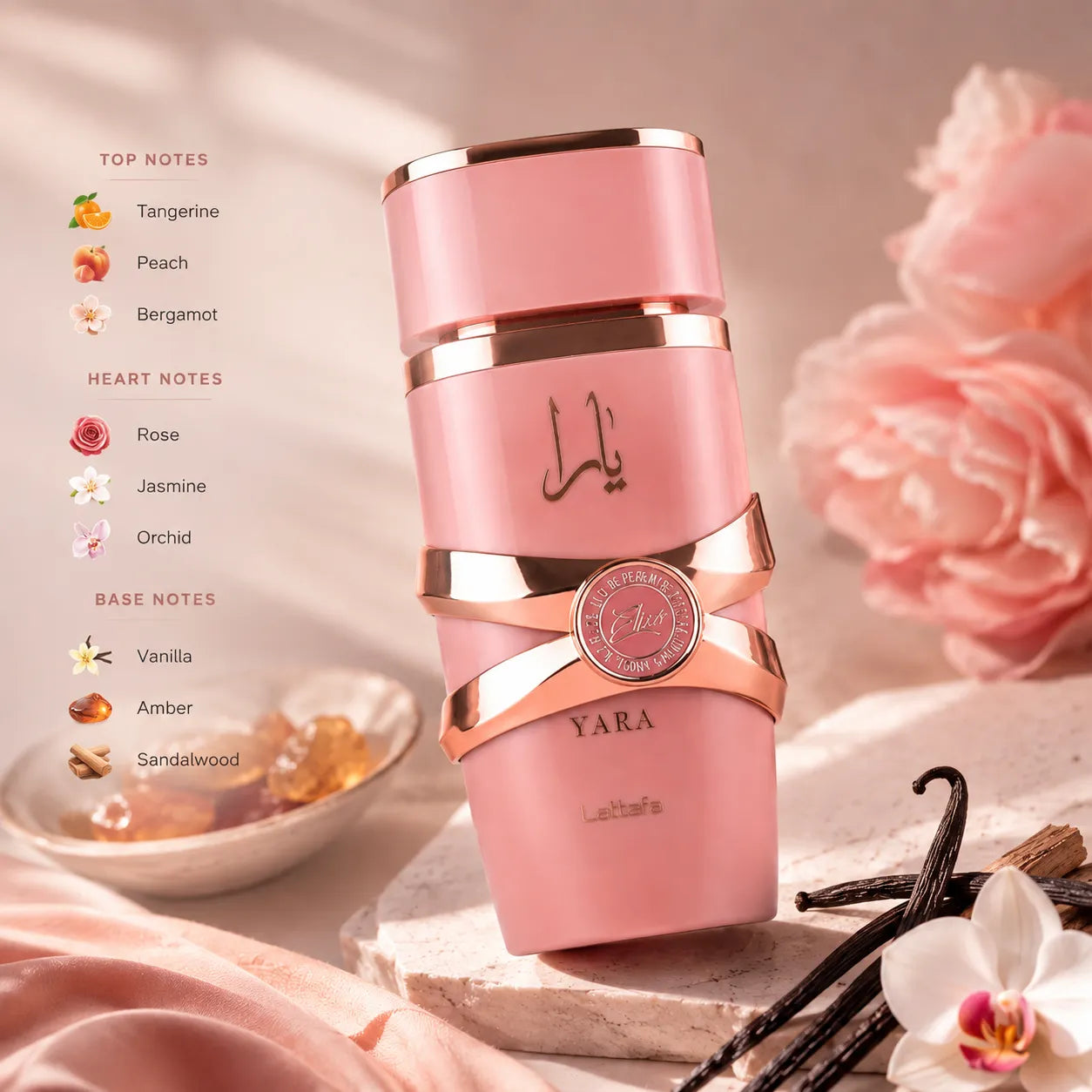 Yara Elixir 100ml Eau De Parfum by Lattafa