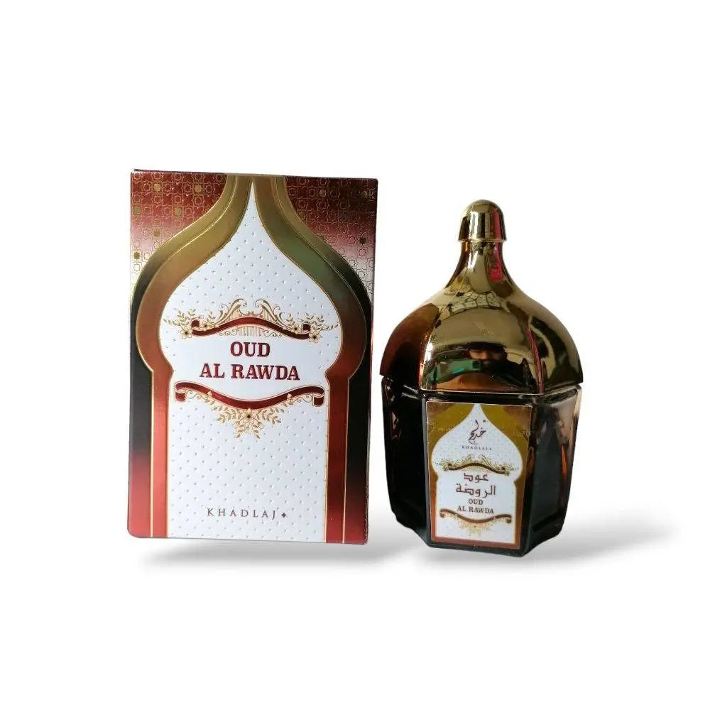 Oud Muattar Oud Al Rawdaa 40grams by Khadlaj - Perfume Heaven