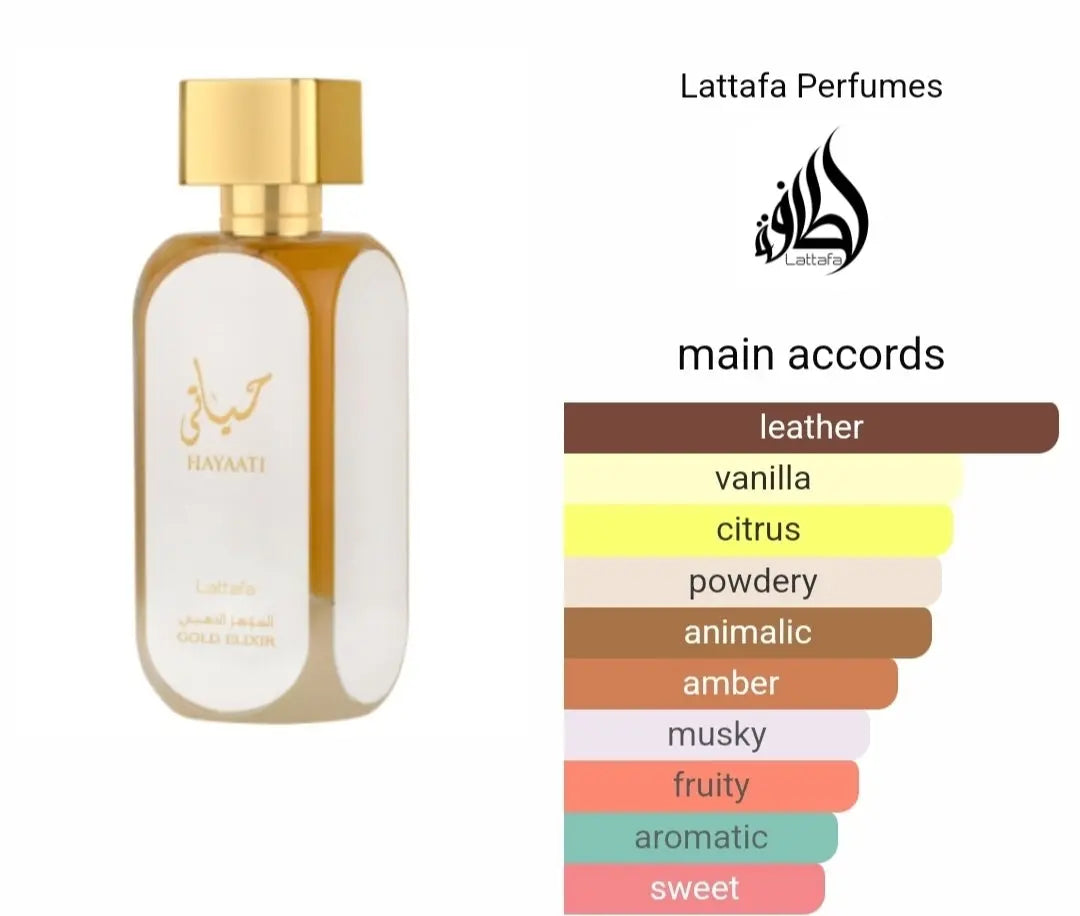 Hayaati Gold Elixir Edp 100ml Lattafa - Perfume Heaven