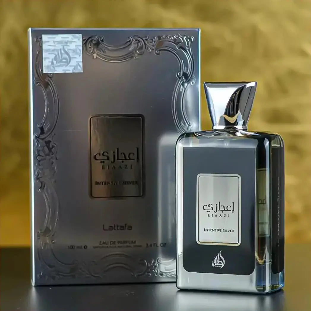 Ejaazi Intensive Silver Eau De Parfum 100ml Lattafa - Perfume Heaven