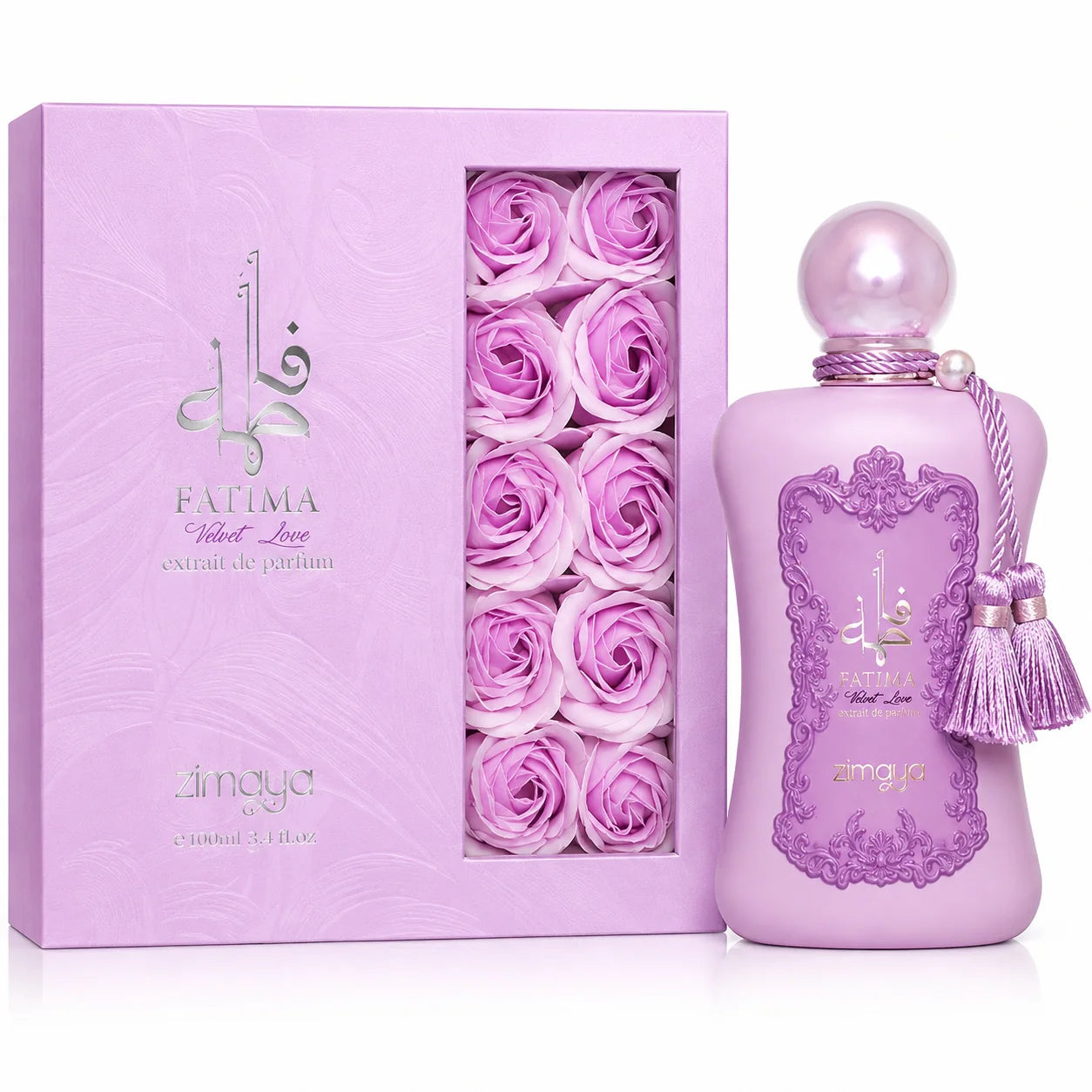 this image is about Fatima Velvet Love Extrait de Parfum 100ml Zimaya by Afnan