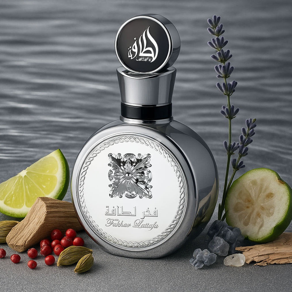 Fakhar Lattafa Platin Perfume 100ml EDP by Lattafa  Shop name