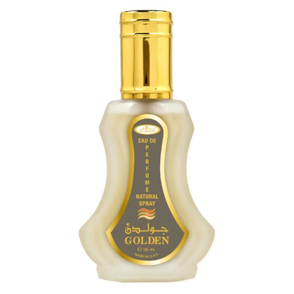 Golden Perfume Spray 35ml By Al Rehab - Perfume Heaven