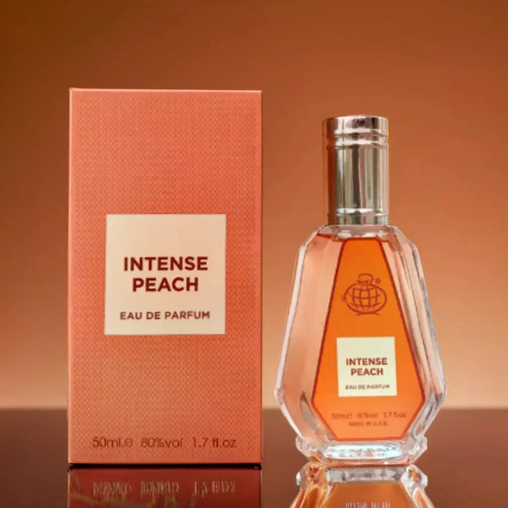 Intense Peach Eau De Parfum 50ml by Fragrance world - Perfume Heaven