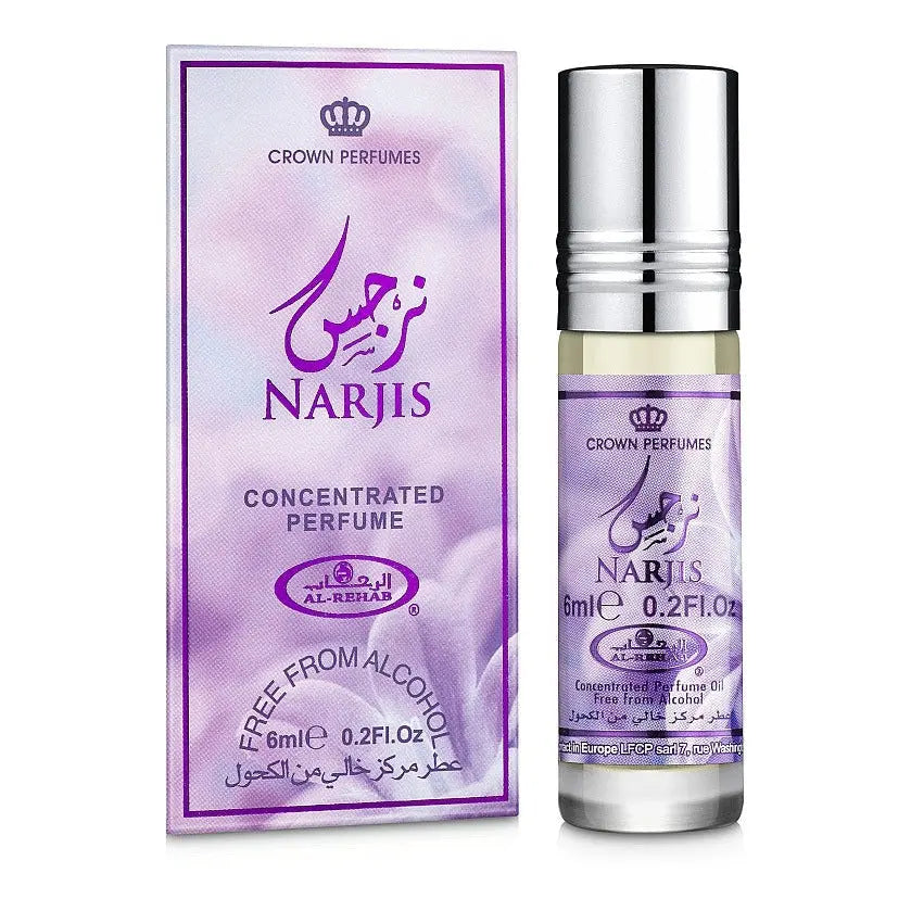 Narjis Concentrated Perfume Oil 6ml Al Rehab - Perfume Heaven