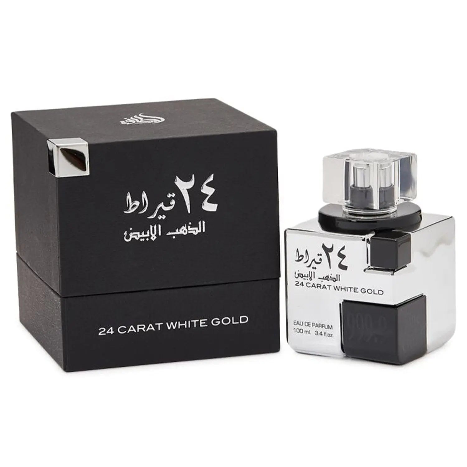 24 Carat White Gold Eau de Parfum 100ml Lattafa-Perfume Heaven