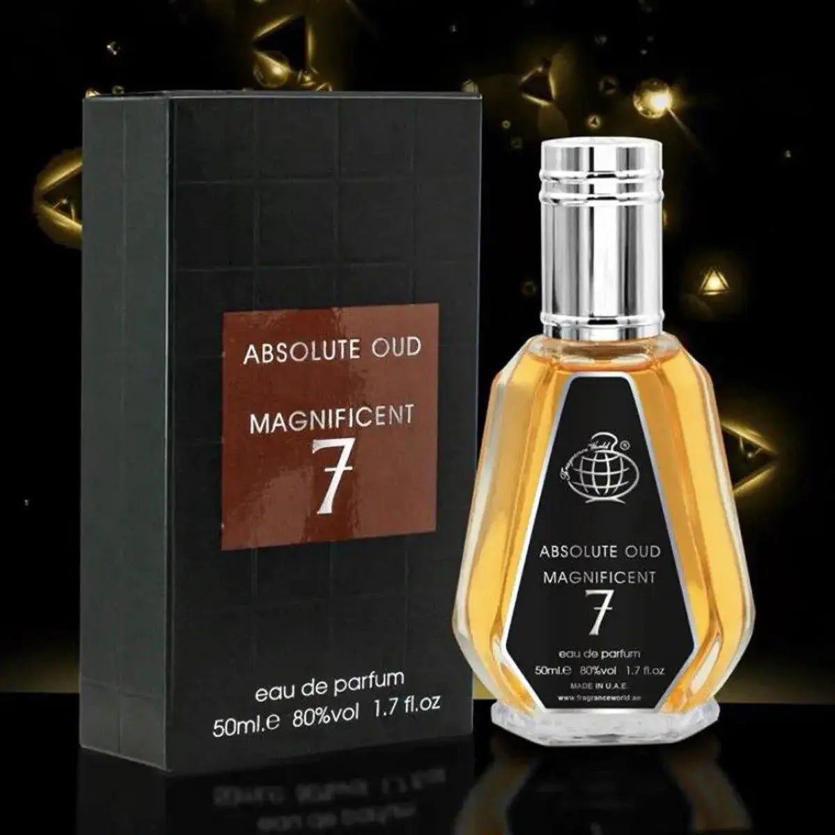 Absolute Oud Magnificent 7 Eau De Parfum 50ml Fragrance World - Perfume Heaven