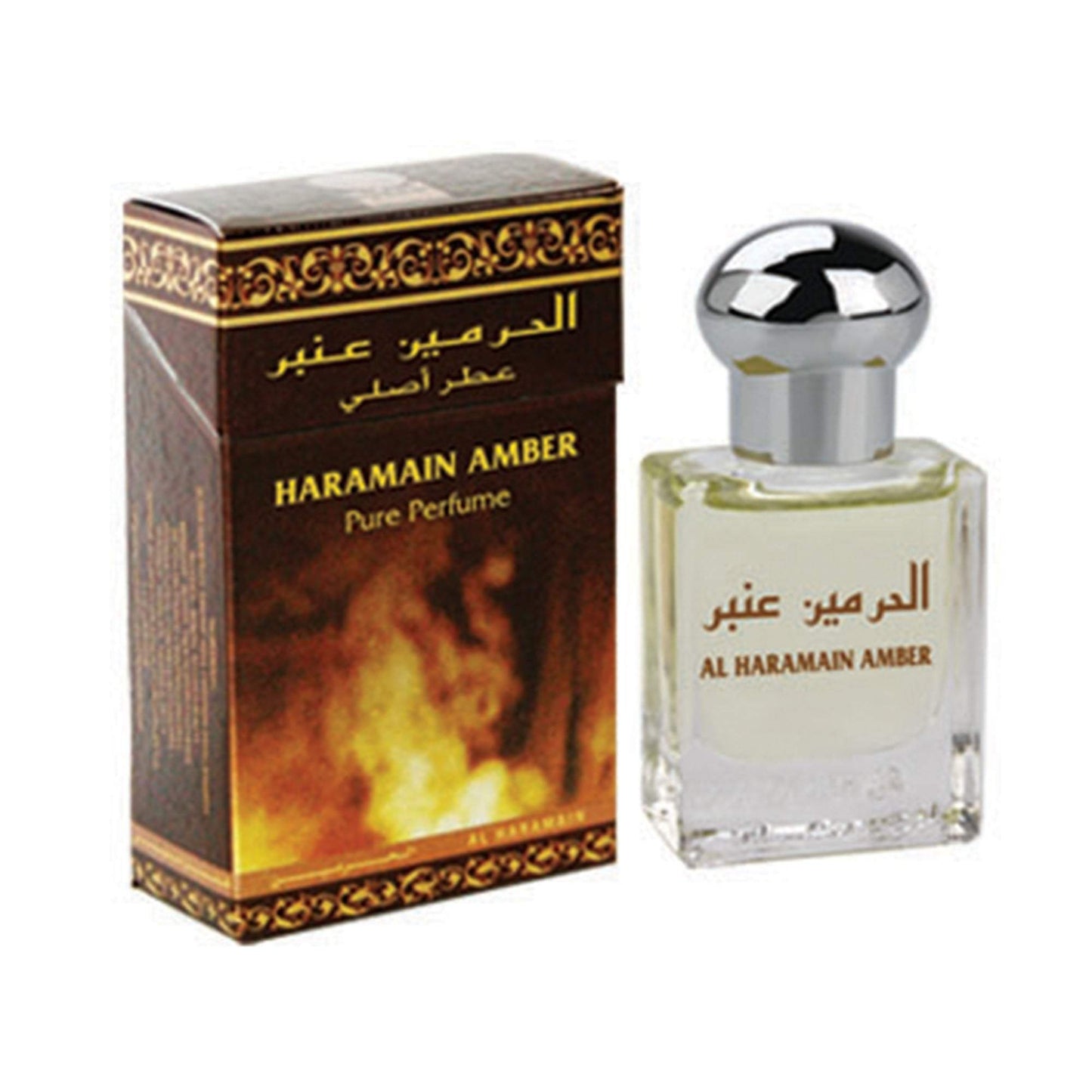 Amber Perfume Oil Attar 15ml Al Haramain-Perfume Heaven