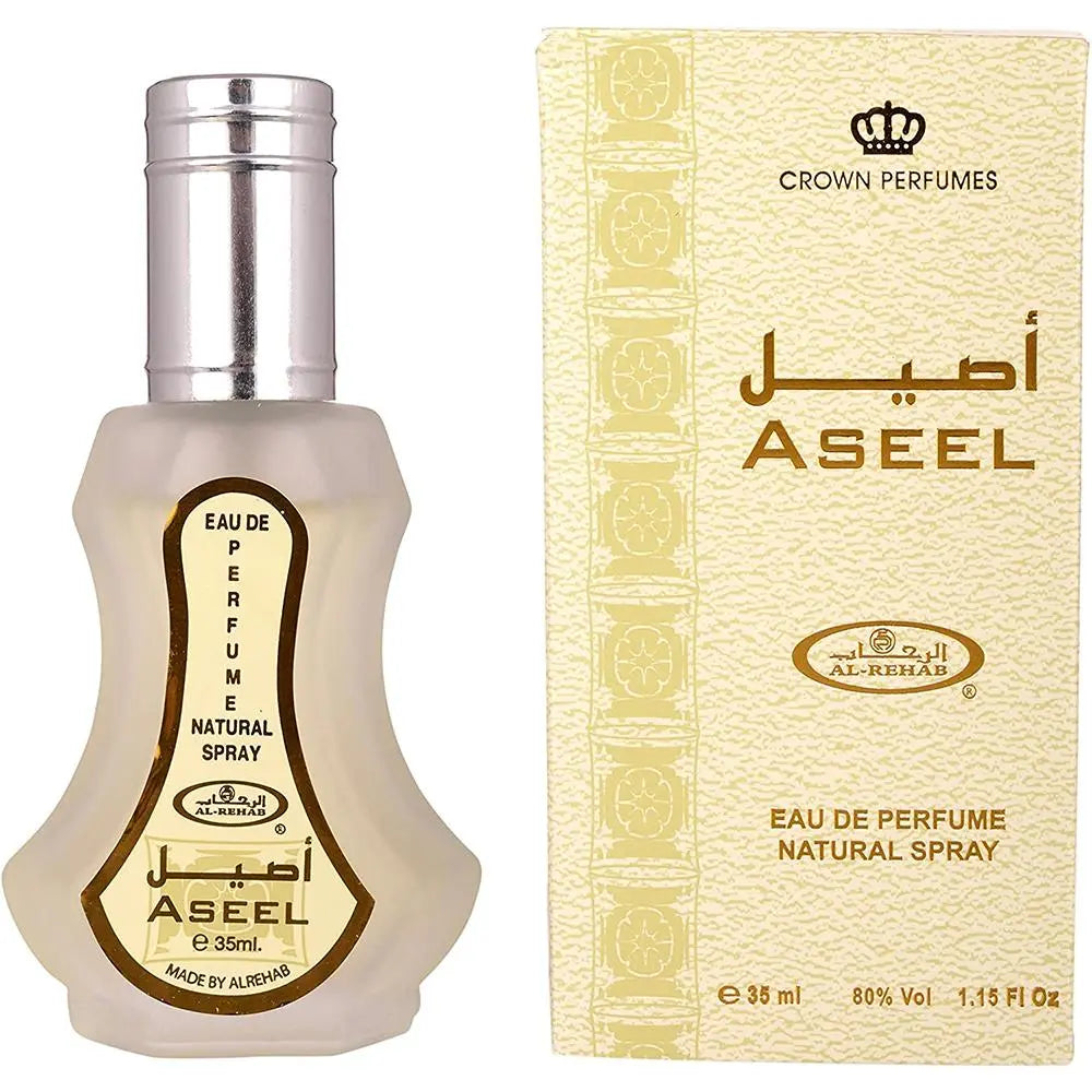 Aseel Perfume Spray 35ml Al Rehab-Perfume Heaven