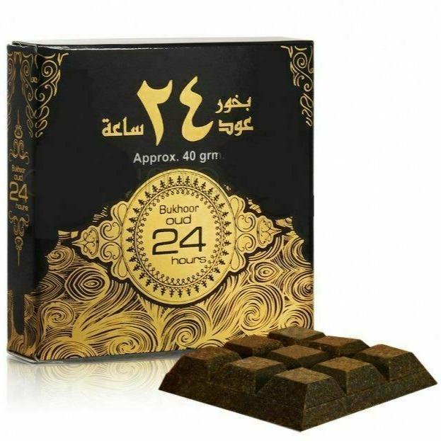 Bukhoor Oud 24 Bar 40g Ard Al Zaafaran-Perfume Heaven