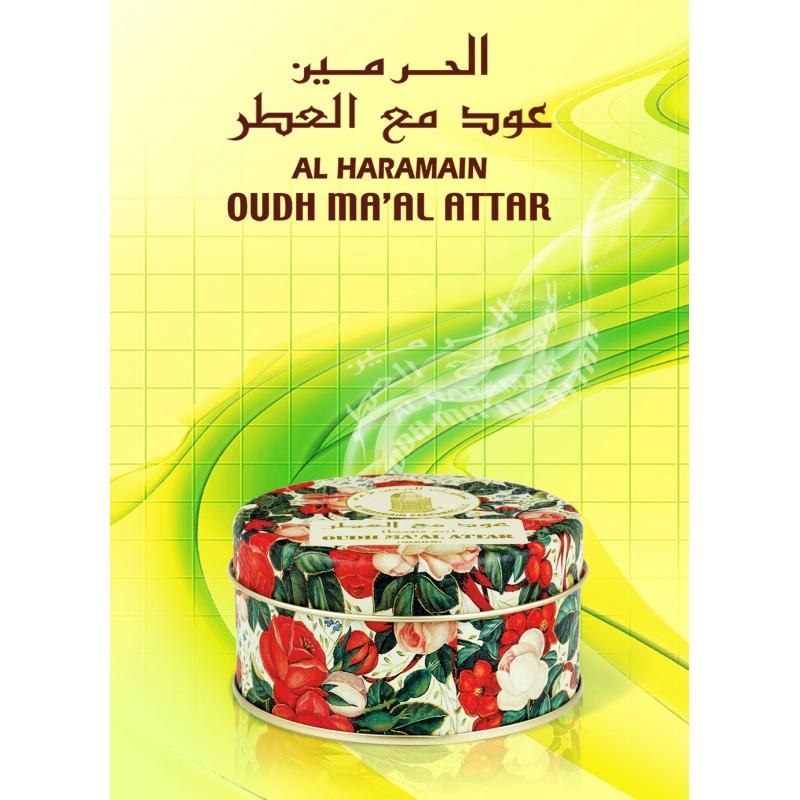 Bukhoor Oud Ma'al Attar Medium 40g Al Haramain-Perfume Heaven