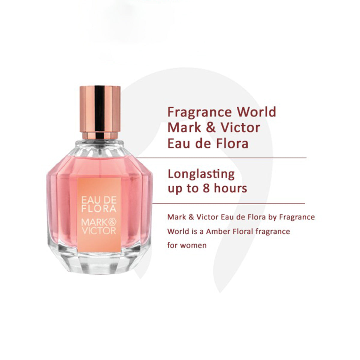 Mark & Victor Flora Eau De Parfum 100ml Fragrance World