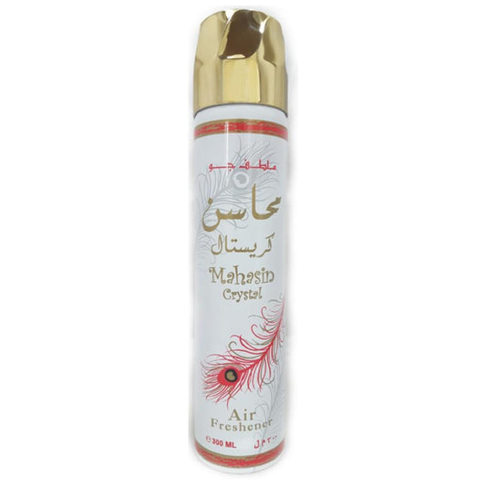 Mahasin Crystal Air Freshener 300ml Ard al Zaafaran-Perfume Heaven