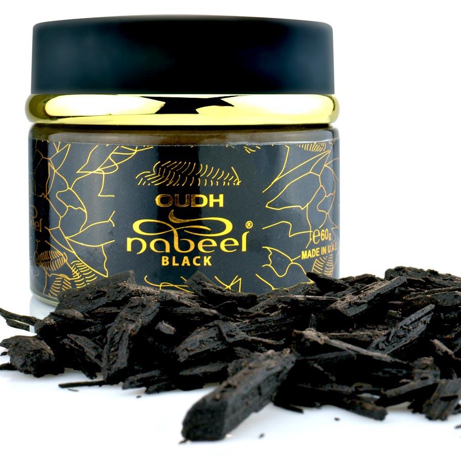 Nabeel Oudh Nabeel Black Bakhoor Incense 60g-Perfume Heaven