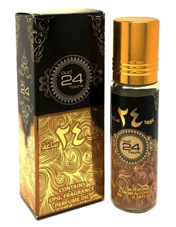 Oud 24 Hours Perfume Oil 10ml Ard Al Zaafran - Perfume Heaven