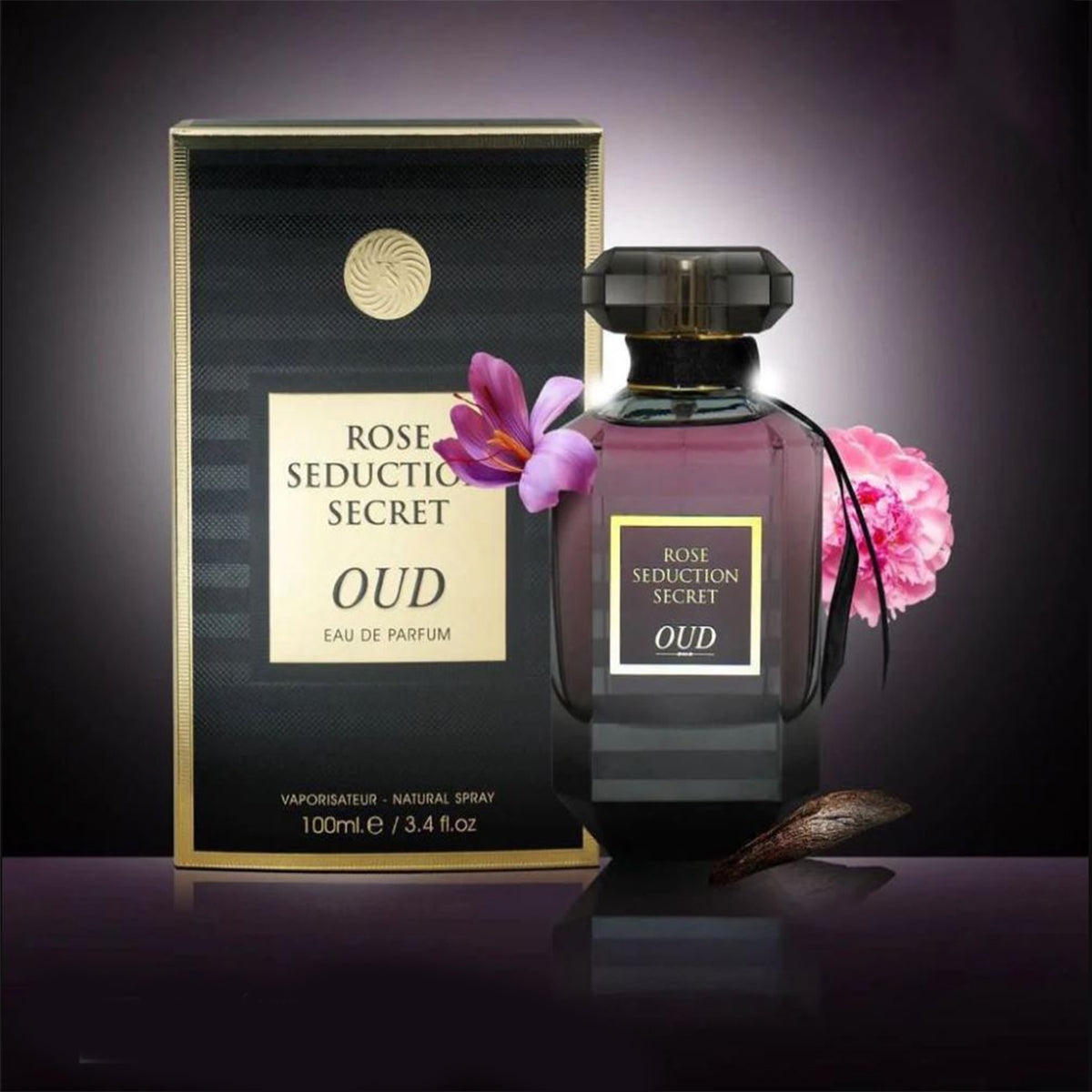 Rose Seduction Secret Oud Eau De Parfum 100ml Fragrance World-Perfume Heaven