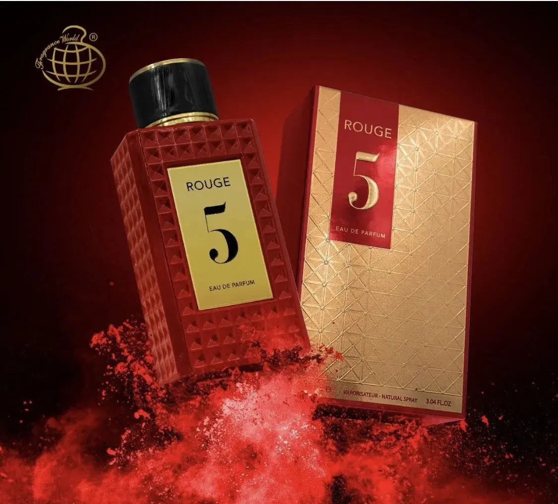 Rouge 5 Eau De Parfum 100ml Fragrance World - Perfume Heaven