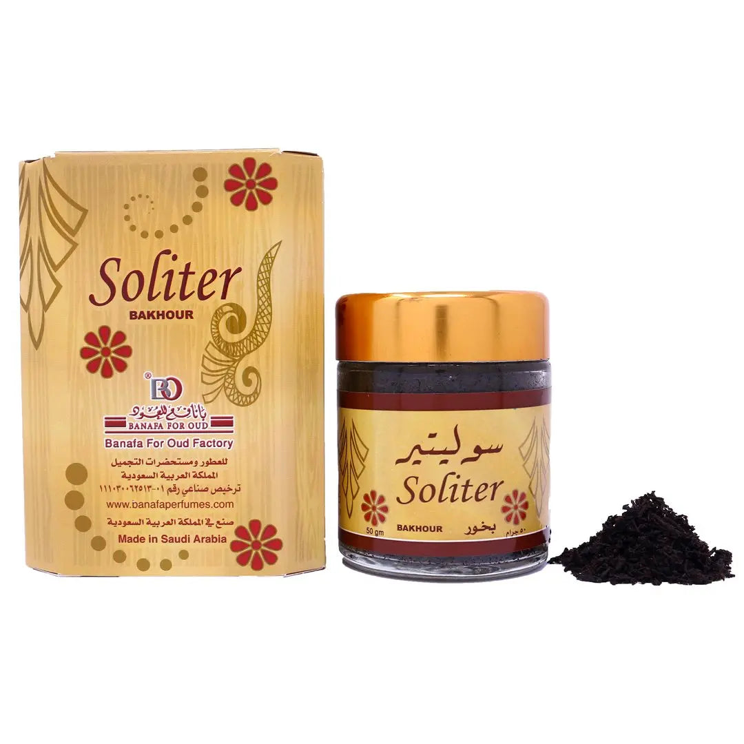 Soliter Bukhoor 50g By Banafa For Oud-Perfume Heaven